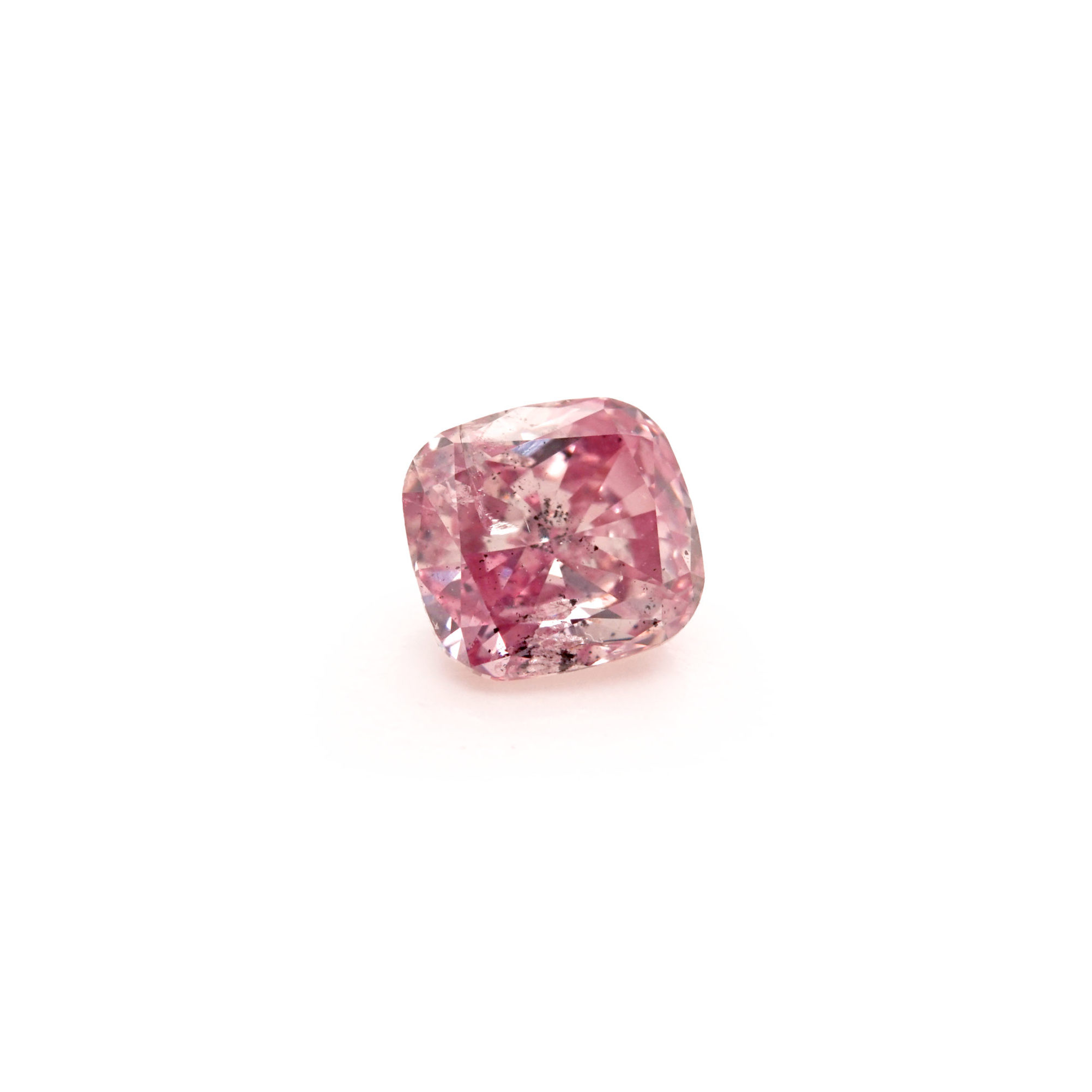 Pink cushion deals cut diamond