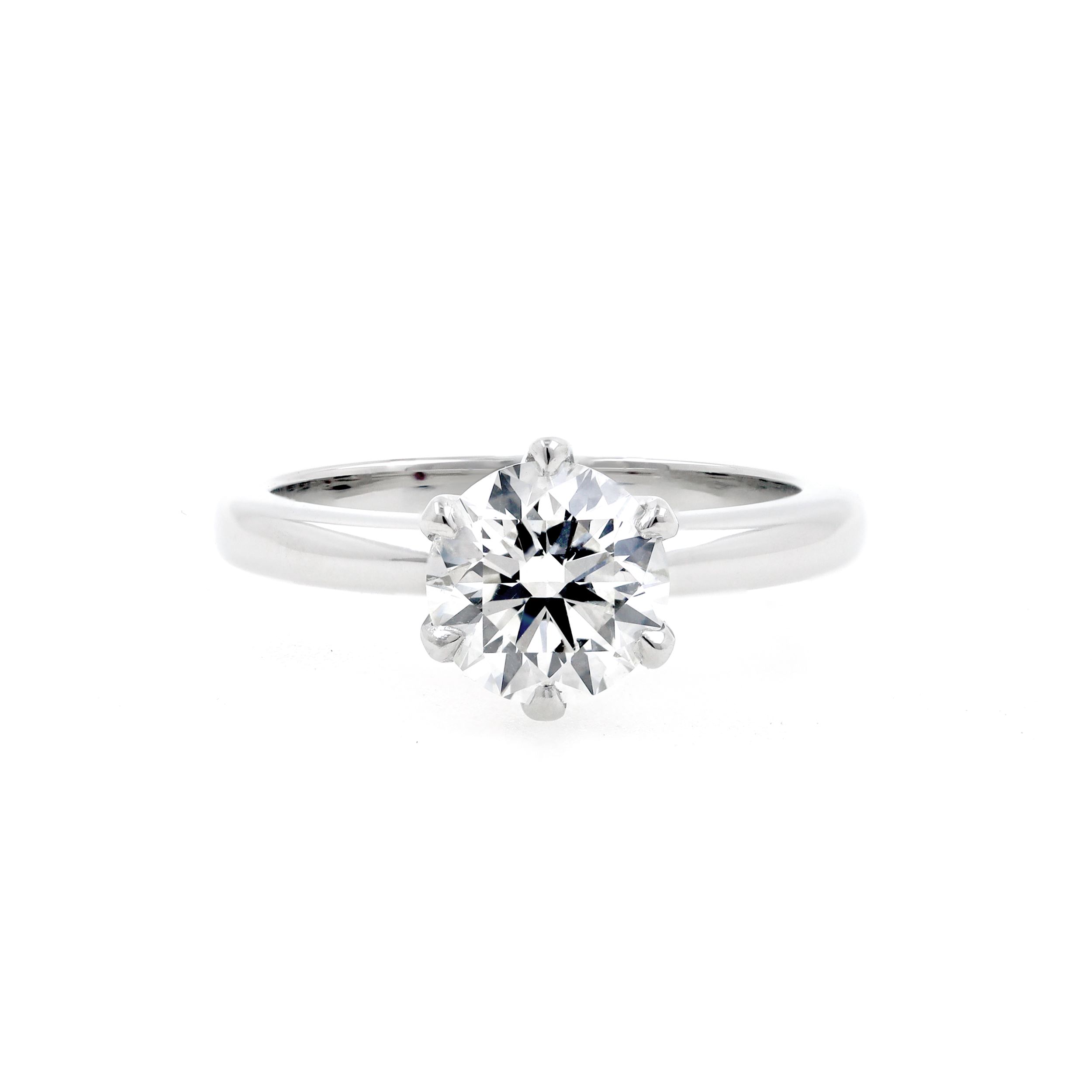 Round Solitaire Diamond Engagement Ring - Rohan Jewellers